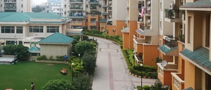 Flats View With Garden and its amenities