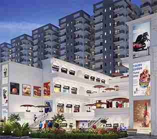Commercial and residential high rise buildings of Signature Global Roselia 2 Sector 95A Gurugram pro