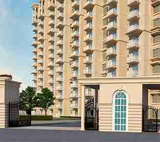 Front gate view with garden and high rise buildings of Signature Global Millennia 2 Sector 37D Gurug